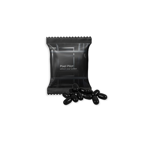 Colourful Fruit Dragees promotional bag, Colourful Fruit Dragees Lemon Colourful Fruit Dragees promotional bag, Colourful Fruit Dragees Lemon