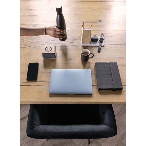 Caricatore wireless 3 in 1 Ontario in plastica riciclata RCS