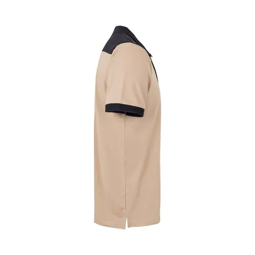 VL VELES. Polo piqué bicolore stretch (200g/m²), manches courtes, en polyester (96%) et élasthanne (4%) VL VELES. Polo piqué bicolore stretch (200g/m²), manches courtes, en polyester (96%) et élasthanne (4%)