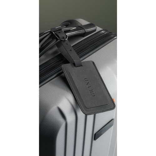 Recycled Leather Luggage Tag