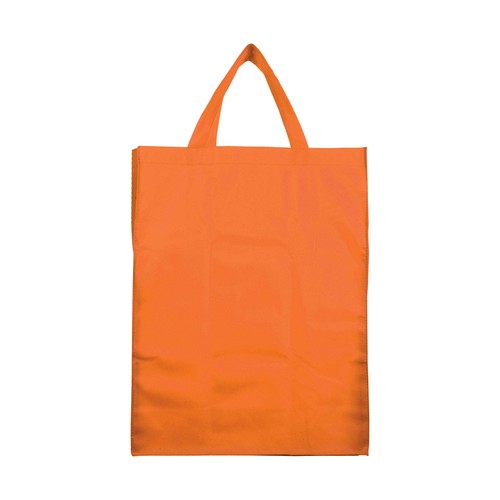 80 g/m2 non-woven fabric foldable shopping bag with gusset and short handles 80 g/m2 non-woven fabric foldable shopping bag with gusset and short handles