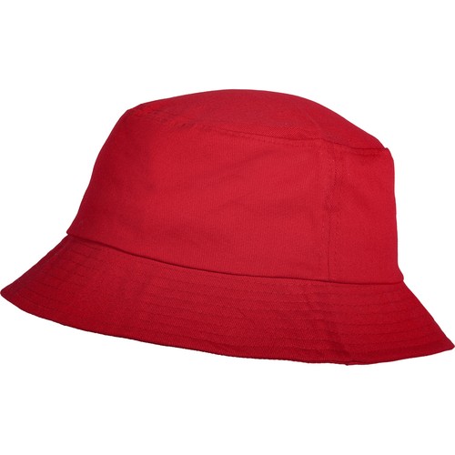 100% COTTON BUCKET HAT WITH BRIM