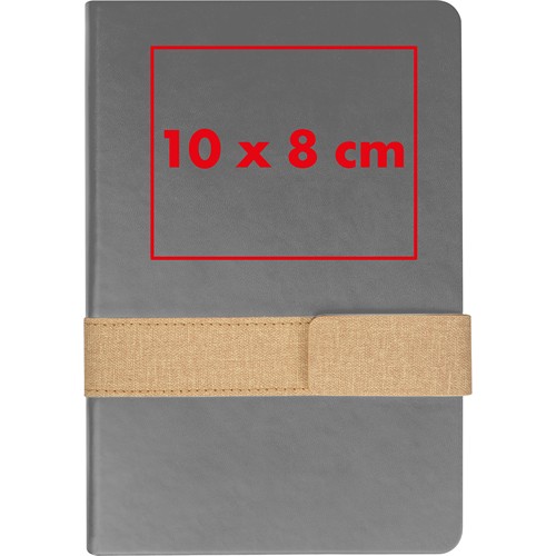 Notebook with magnetic closure Notebook with magnetic closure
