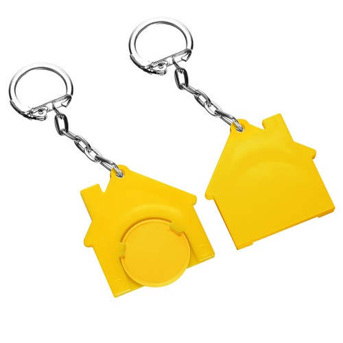 Porte-clés jeton1€ "Maison" Porte-clés jeton1€ "Maison"