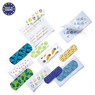 Boite plastique avec 10 pansements Boite plastique avec 10 pansements