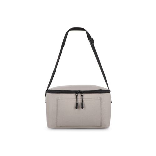 600D gerecycled PET koeltas voor 6 blikjes 25 x 14.5 x 15.5 cm 5 L