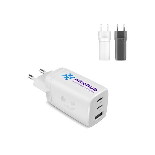 Fresh 'n Rebel 67W Laptop Fast Charger GaN USB-C & USB-A