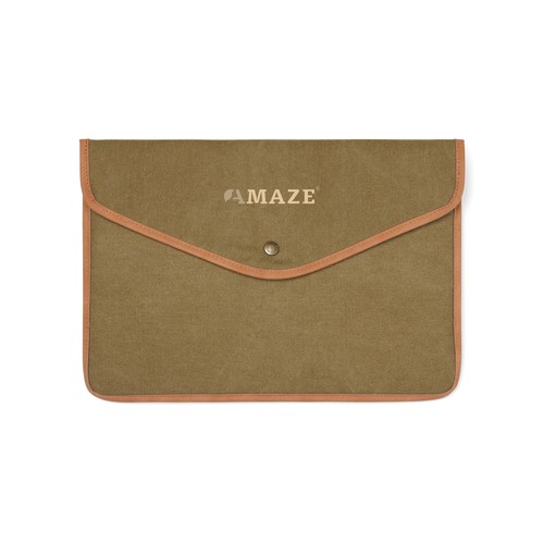 VINGA Bosler GRS recycled canvas 16" laptop sleeve VINGA Bosler GRS recycled canvas 16" laptop sleeve