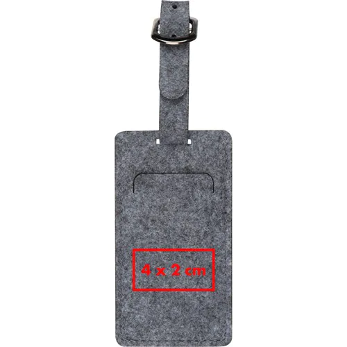 Felt Suitcase Tag Portland Felt Suitcase Tag Portland