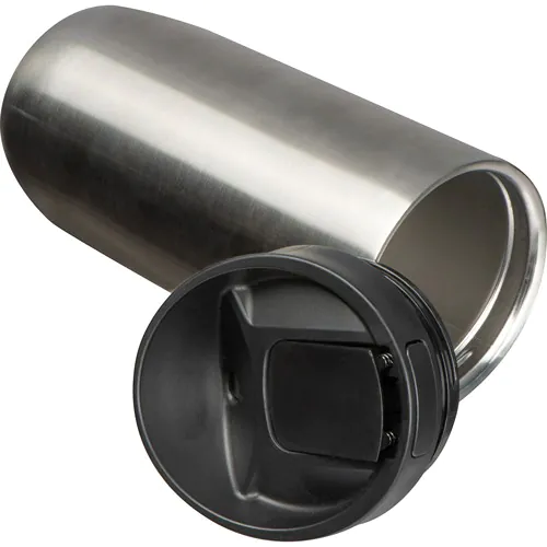 Taza isotérmica de 500 ml con botón de cierre Taza isotérmica de 500 ml con botón de cierre