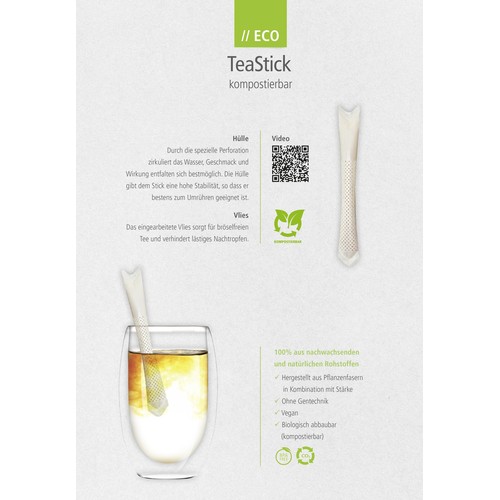 TeaStick - Erbe Aromatiche Rooibos-Menta - Design Personalizzato