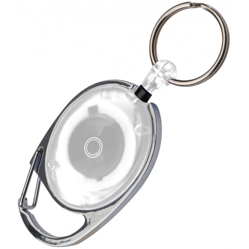 Key chain SKI-PASS with carabiner and extensible key ring Key chain SKI-PASS with carabiner and extensible key ring