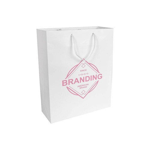 Bolsa de papel laminado mate 22x10x29 cm Bolsa de papel laminado mate 22x10x29 cm