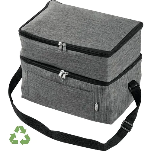 Bolsa refrigerante de RPET con 2 compartimentos