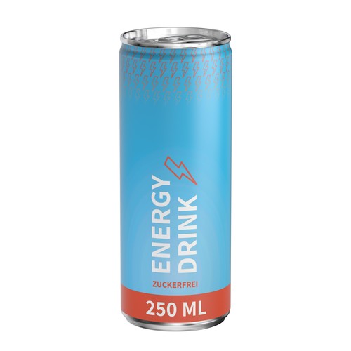 Energy Drink - sans sucre, 250 ml, Fullbody (matt)