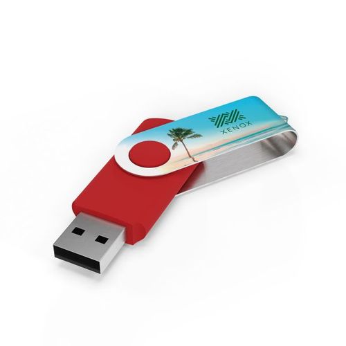 USB Stick Twister (Rood, 128GB 2.0, Maximale bedrukking voorzijde, Maximale bedrukking achterzijde) USB Stick Twister (Rood, 128GB 2.0, Maximale bedrukking voorzijde, Maximale bedrukking achterzijde)