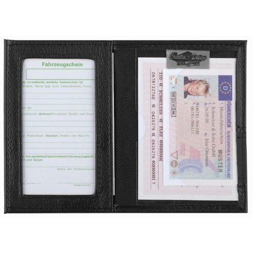 CreativDesign® ID card holder "LookPlus" black/black