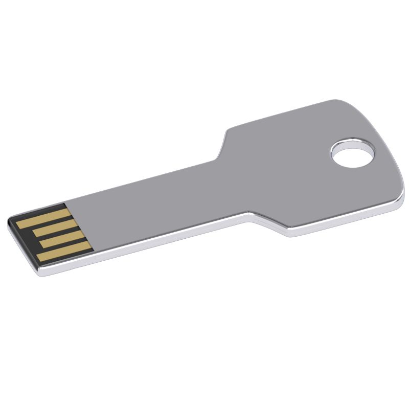 Metal USB key Flash Square