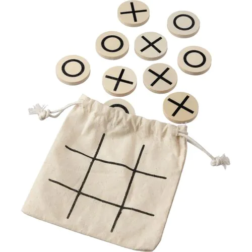 Natural wooden tic-tac-toe game Waltraud Natural wooden tic-tac-toe game Waltraud