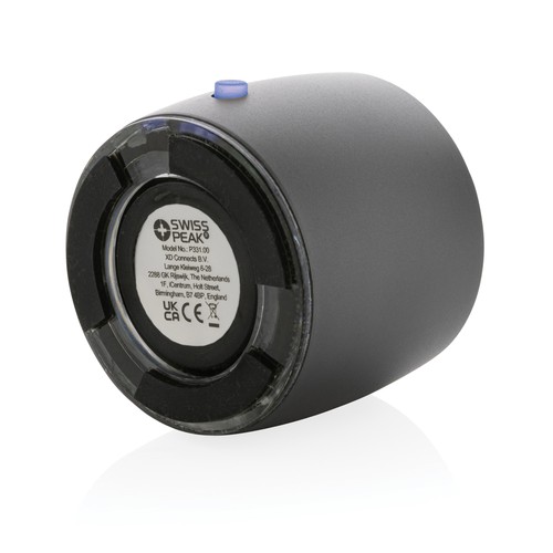 Enceinte 3W aluminium recyclé RCS Swiss peak Enceinte 3W aluminium recyclé RCS Swiss peak