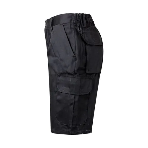 VL CHIONE. Bermuda sergé, multipoches (200g/m²), en coton (35%) et polyester (65%)
