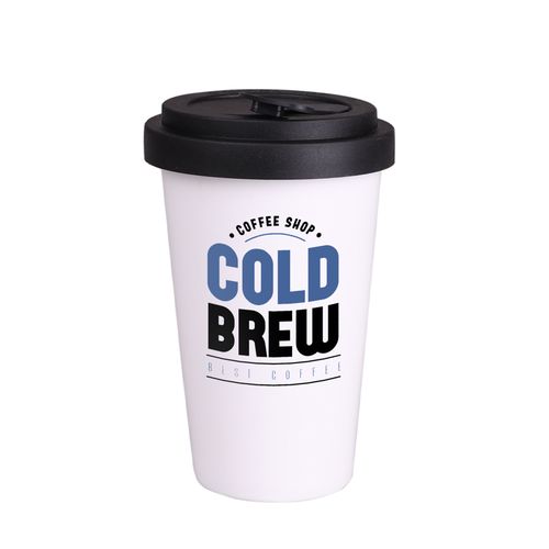 Mug Freedom Lock 280ml white/black Mug Freedom Lock 280ml white/black