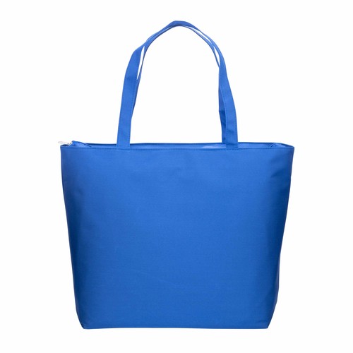 300D polyester beach bag with long handles and zip closure 300D polyester beach bag with long handles and zip closure