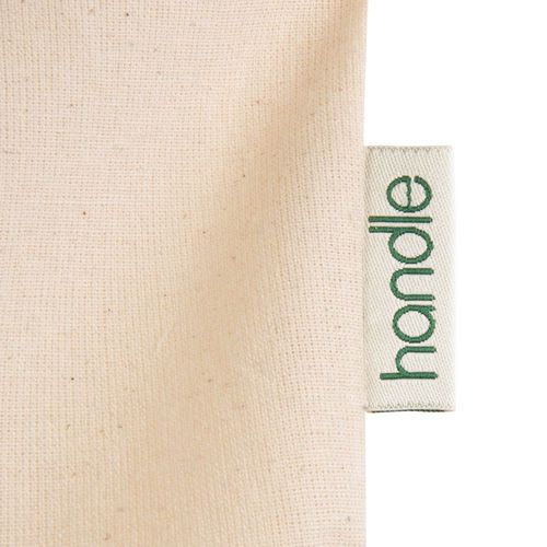 140 g/m2 organic cotton shopping bag, long handles 140 g/m2 organic cotton shopping bag, long handles