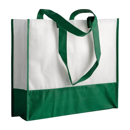 80 g/m2 non-woven fabric shopping bag with gusset and long handles 80 g/m2 non-woven fabric shopping bag with gusset and long handles