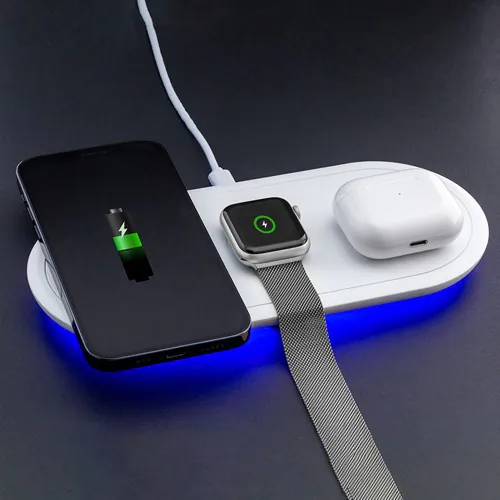 3-in-1 Snelle draadloze oplader REEVES-CALSLEY 3-in-1 Snelle draadloze oplader REEVES-CALSLEY