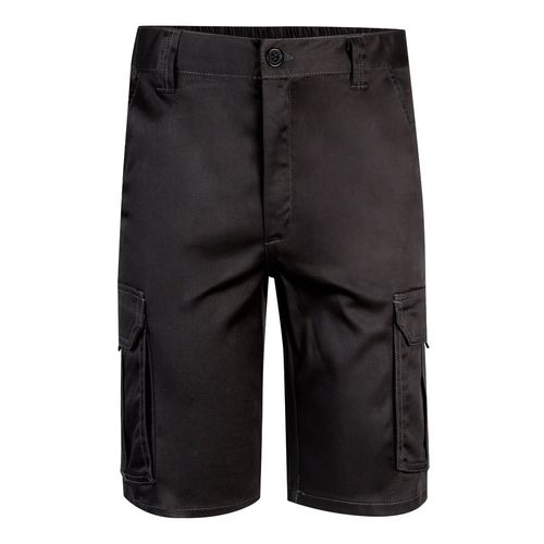 VL HEBE. Bermuda stretch, multipoches (240g/m²), en coton (46%), EME (38%) et polyester (16%)