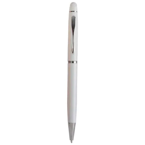 Boligrafo de metal con goma para pantalla tàctil