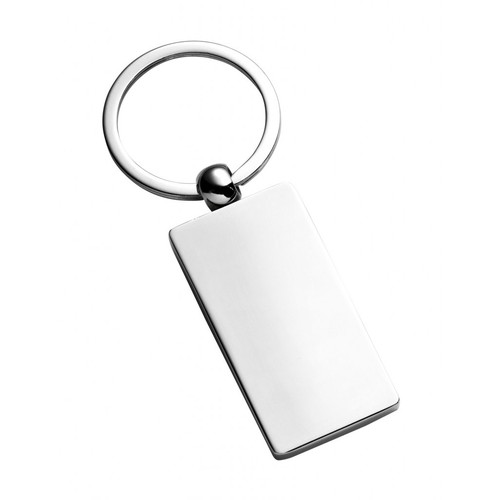 PORTE-CLÉS RECTANGULAIRE 50X26X4 mm POLI