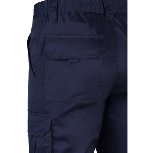 VL LUGH. Pantalon stretch, multipoches (240g/m²) en coton (46%), EME (38%) et polyester (16%)