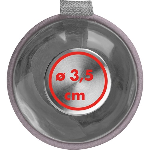 1000 ml glass bottle with neoprene sleeve