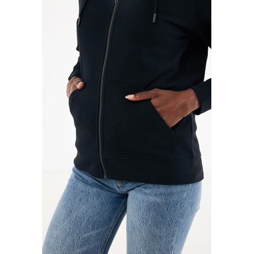 IQONIQ Abisko gerecycled katoen hoodie met rits