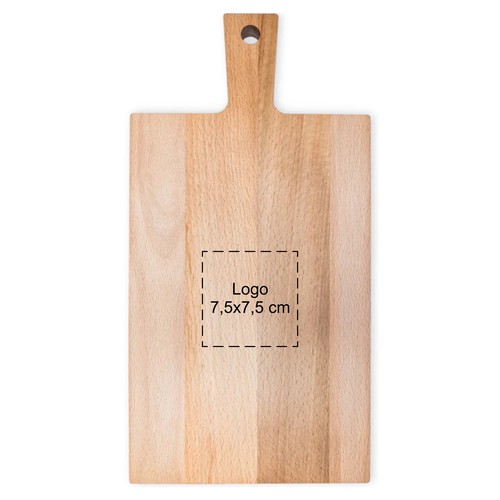 Plank met handvat zonder sapgeul beuken 37x19 cm