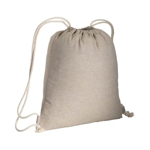 150g/m2 recycled cotton drawstring backpack 150g/m2 recycled cotton drawstring backpack