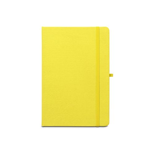 ANNE. Cuaderno A5 en poliéster reciclado (100% rPET) con páginas a rayas ANNE. Cuaderno A5 en poliéster reciclado (100% rPET) con páginas a rayas