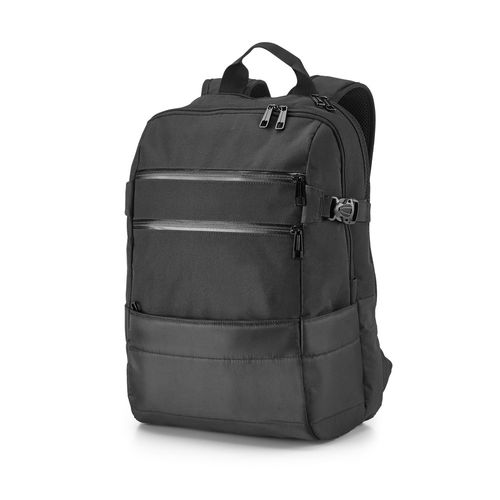 ZIPPERS BPACK. Zaino porta PC 15'6'' in poliestere 300D e jacquard 840D