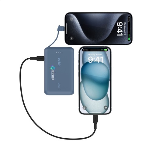 Belkin BoostCharge Power Bank 10K Câble intégré Belkin BoostCharge Power Bank 10K Câble intégré