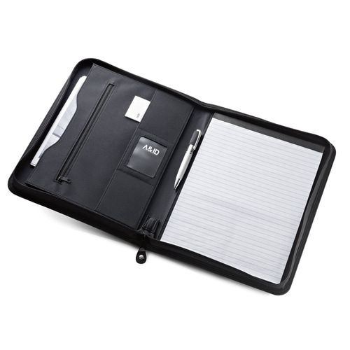 PASZO. PU and microfibre A4 folder with lined pages PASZO. PU and microfibre A4 folder with lined pages