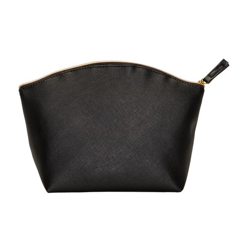 Estuche de belleza multiusos de PU saffiano de grano fino Estuche de belleza multiusos de PU saffiano de grano fino