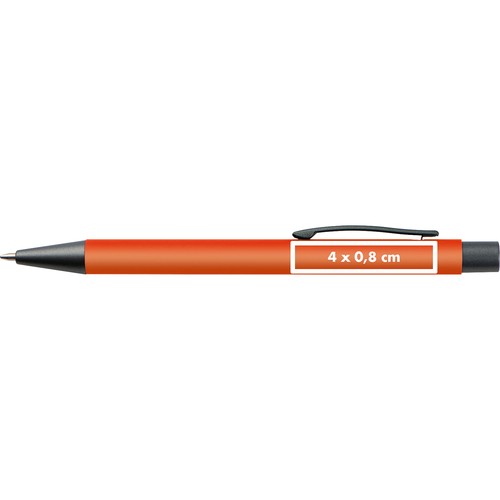 Plastic ballpoint pen with metal clip Plastic ballpoint pen with metal clip
