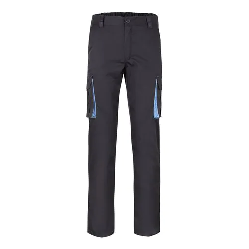 VL FIDES. Two-tone, multi-pocket stretch trousers (240g/m²), in cotton (46%), EME (38%) and polyester (16%) VL FIDES. Two-tone, multi-pocket stretch trousers (240g/m²), in cotton (46%), EME (38%) and polyester (16%)