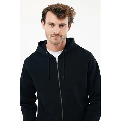 IQONIQ Abisko gerecycled katoen hoodie met rits