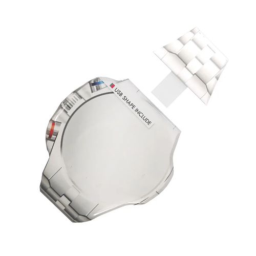 USB Stick Shape Include (White, 4GB 2.0, Doming in full color shape include cap)