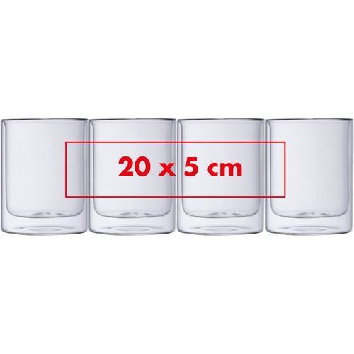 Dubbelwandig drinkglas 330 ml
