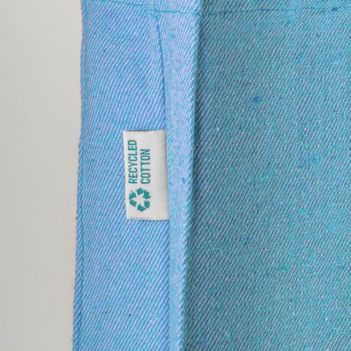 280g/m2 recycled cotton shopping bag, long handles and gussets 280g/m2 recycled cotton shopping bag, long handles and gussets