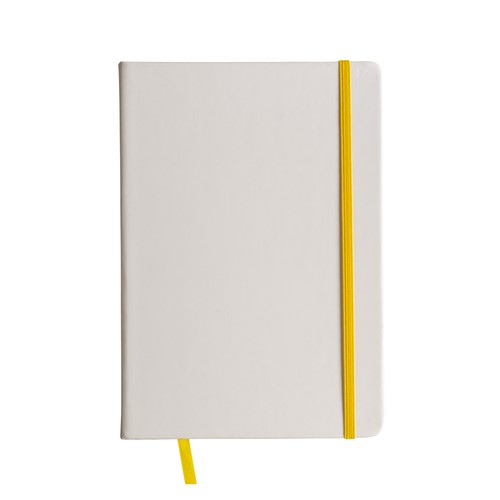 Bloc note avec élastique et feuille de papier à ligne